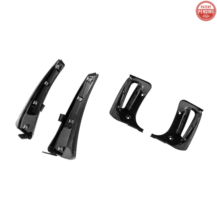 Extended Front and Rear Splash Guards for C8 Corvette