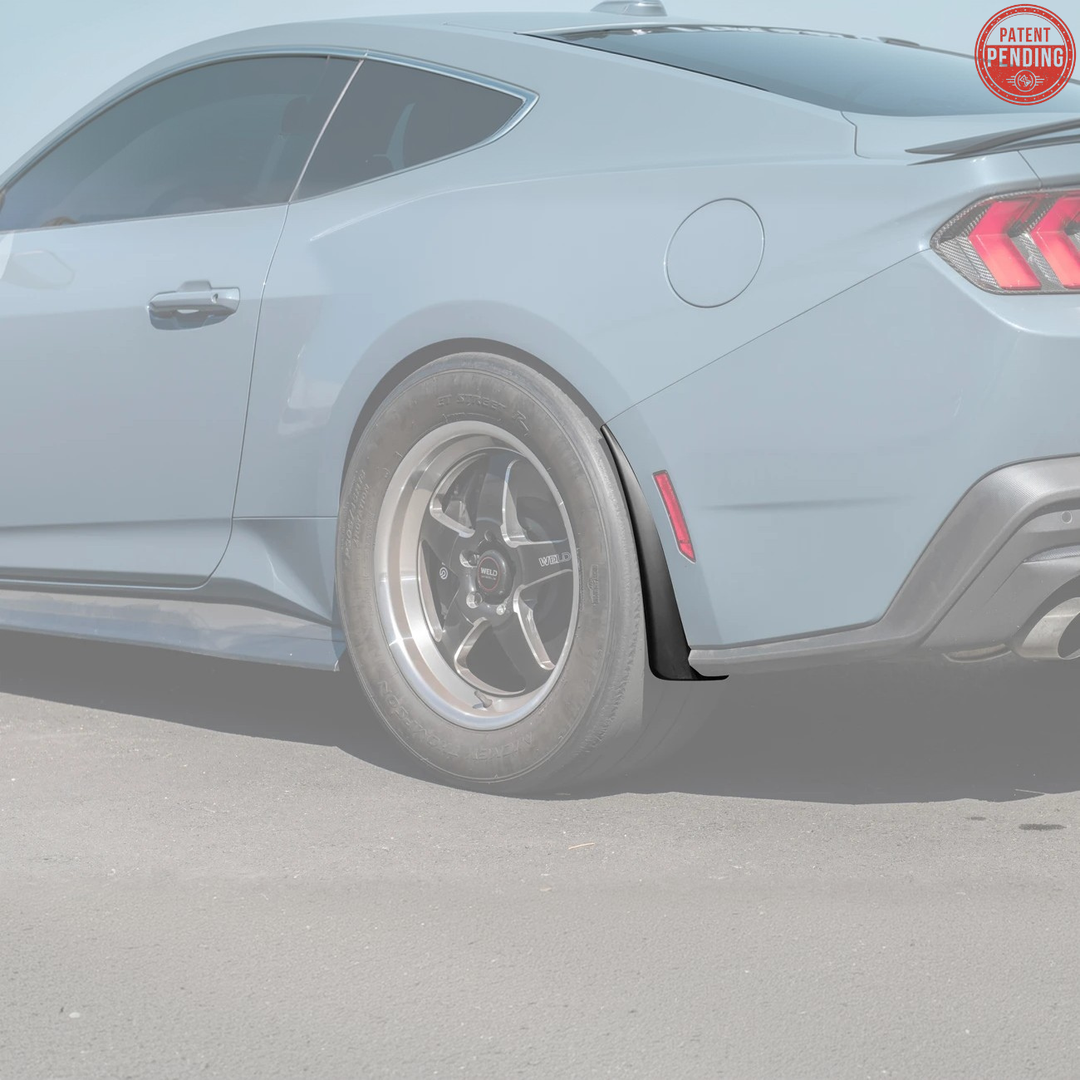 2024+ Ford Mustang Dry Carbon Fiber Mud Flap