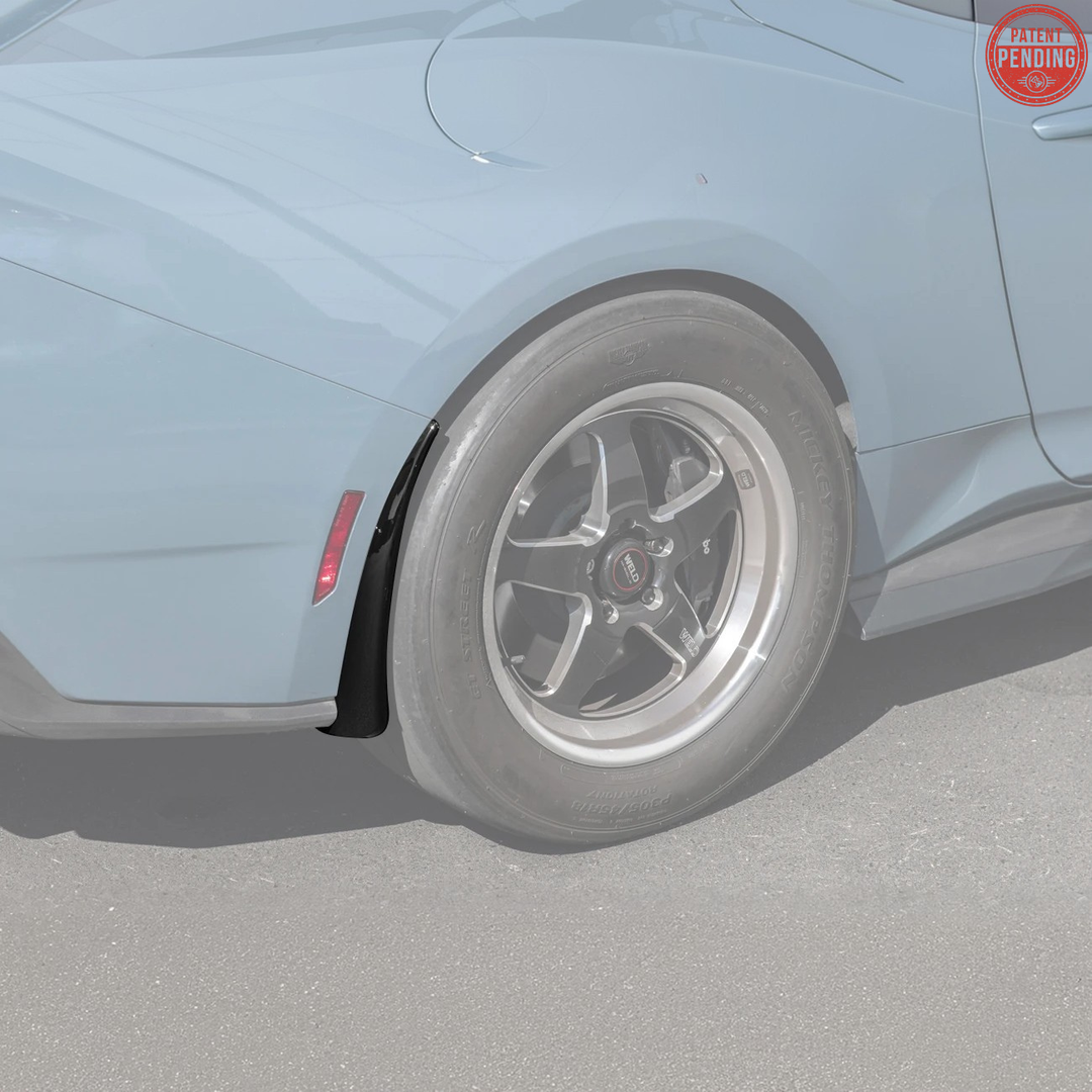2024+ Ford Mustang Dry Carbon Fiber Mud Flap