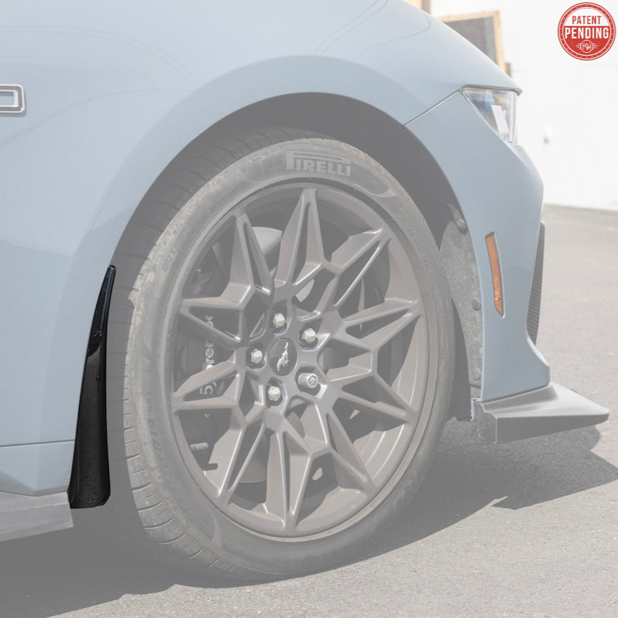 2024+ Ford Mustang Dry Carbon Fiber Mud Flap