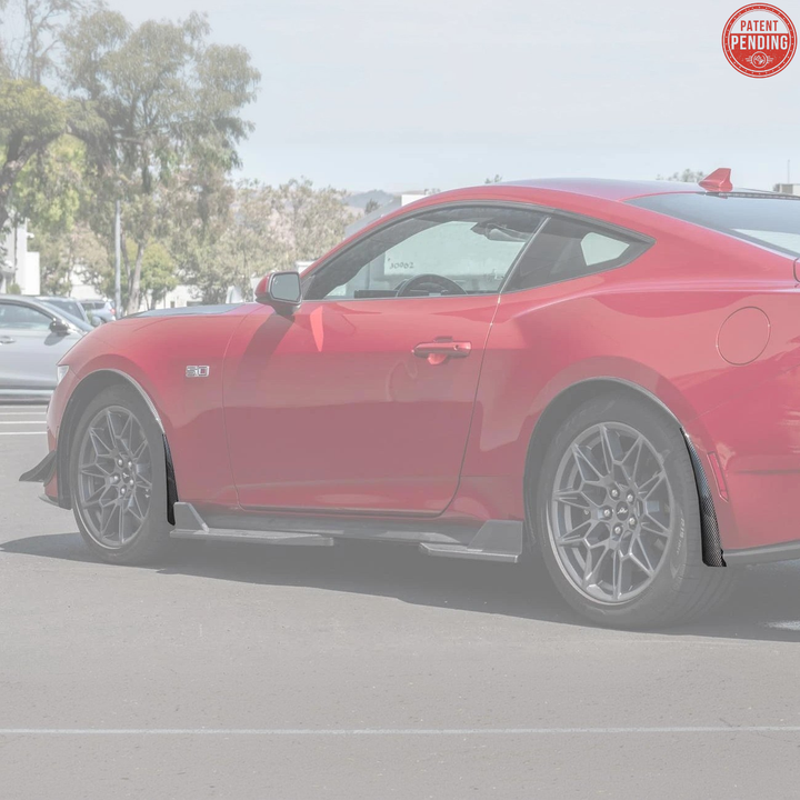 2024+ Ford Mustang Dry Carbon Fiber Mud Flap