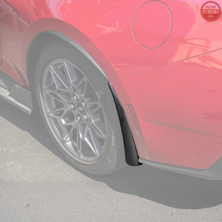 2024+ Ford Mustang Dry Carbon Fiber Mud Flap