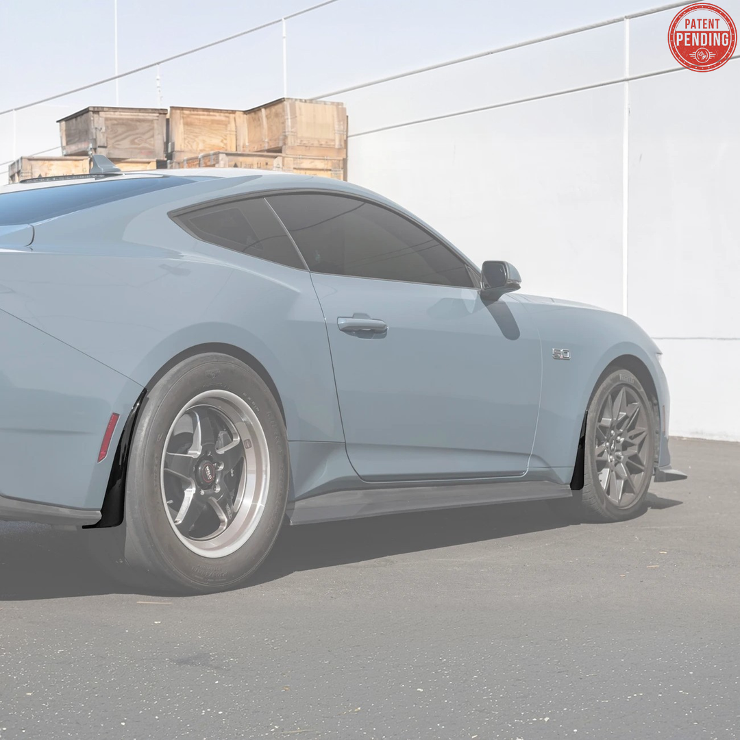 2024+ Ford Mustang Dry Carbon Fiber Mud Flap