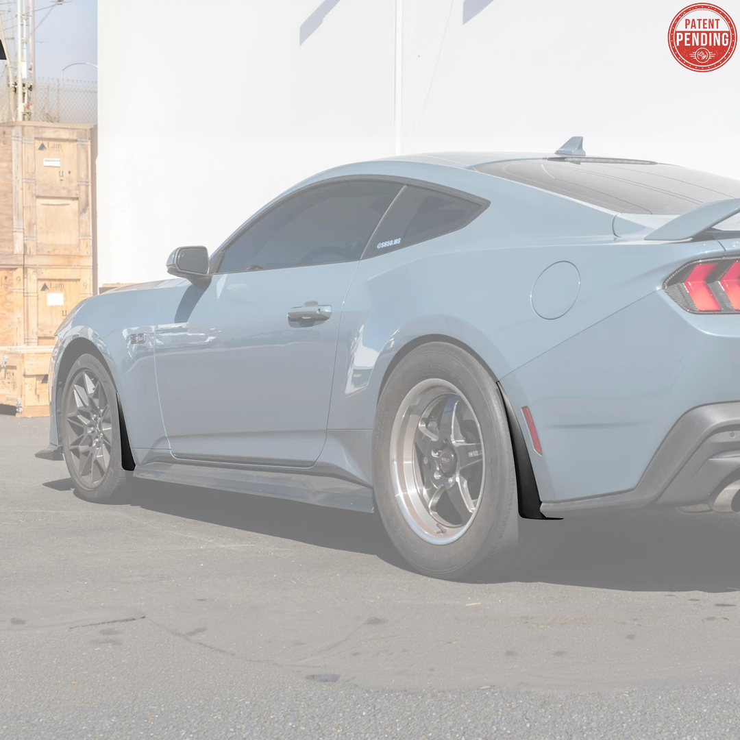 2024+ Ford Mustang Dry Carbon Fiber Mud Flap