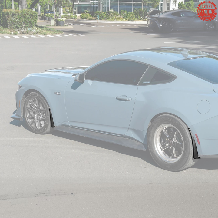 2024+ Ford Mustang Dry Carbon Fiber Mud Flap