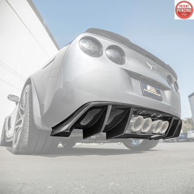 2005-13 Corvette C6 Rear Bumper Diffuser