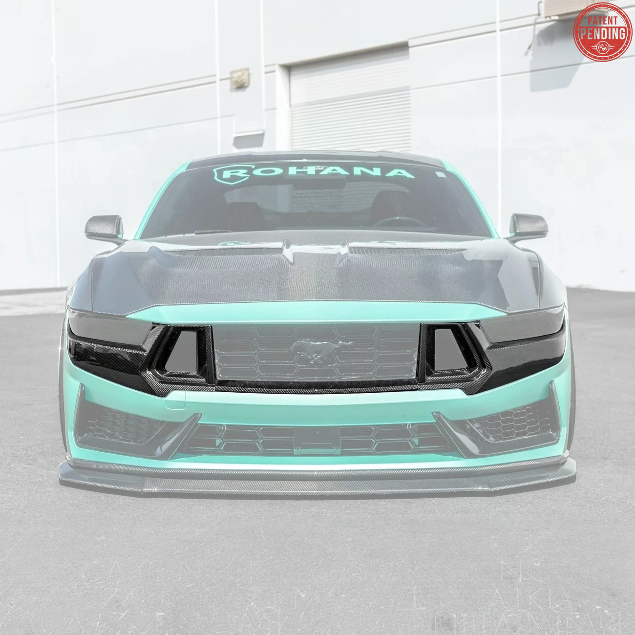 2024-Up Ford Mustang Dark Horse Front Upper Grille Trim