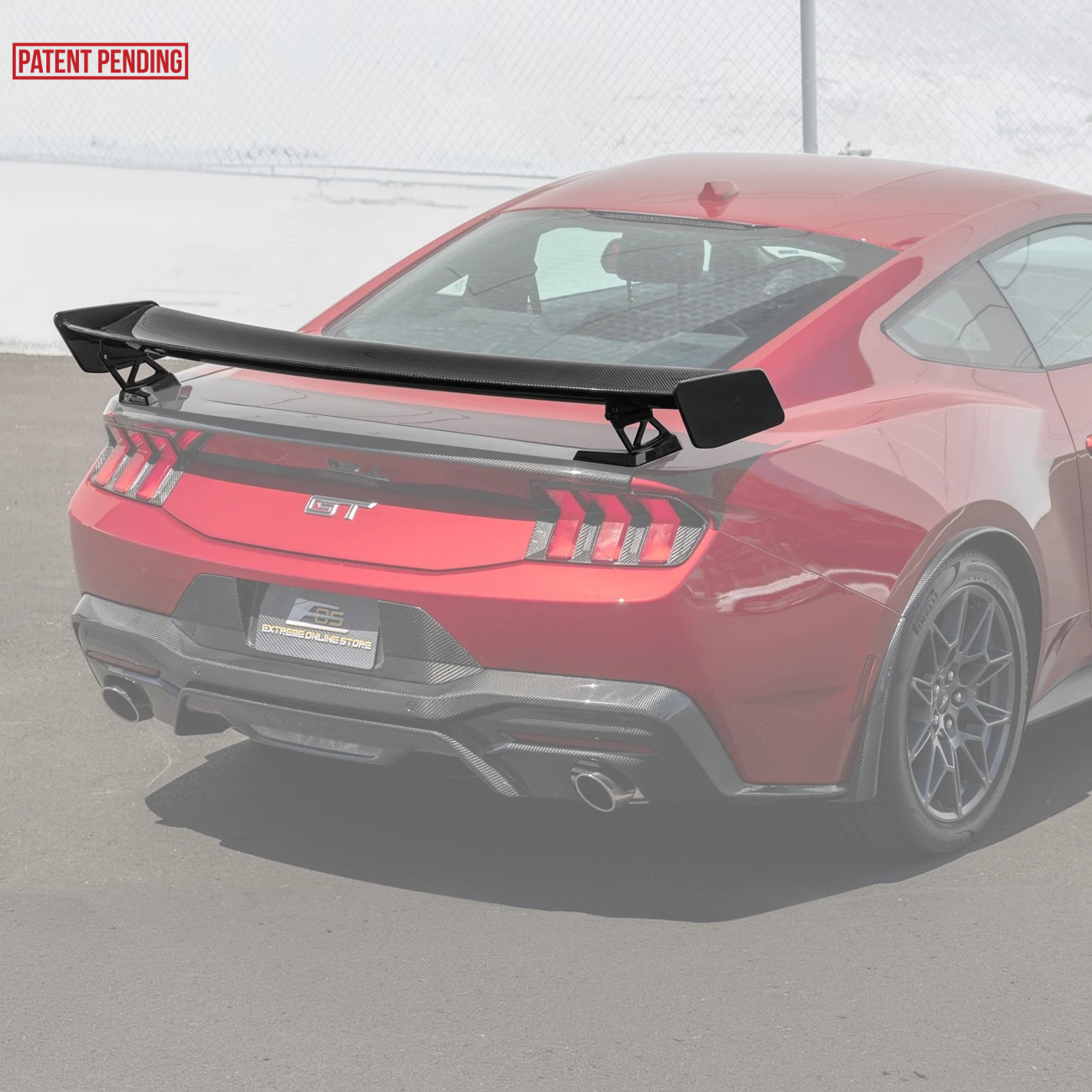 2024-Up Mustang | GT500 Rear High Wing Spoiler
