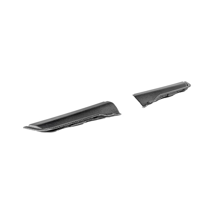 2021-Up Ford F-150 Carbon Fiber Raptor R Style Front Hood Vent Side Trim Bezel Replacements Carbon Fiber VENT-1077-BKCF