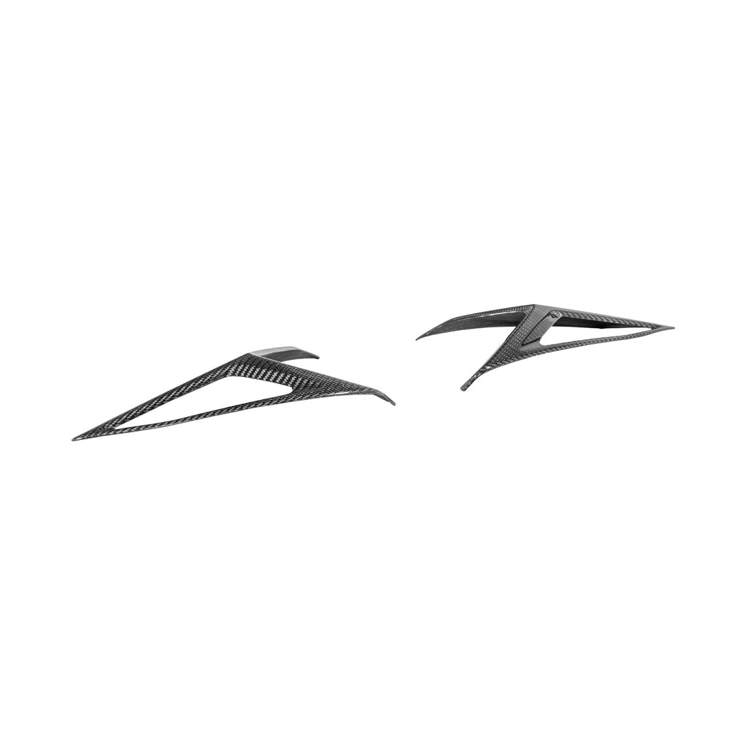 Corvette C8 Dry Carbon Fiber Rear Taillight Side Trim Panel Cover Overlays Carbon Fiber VENT-1297-BKCF