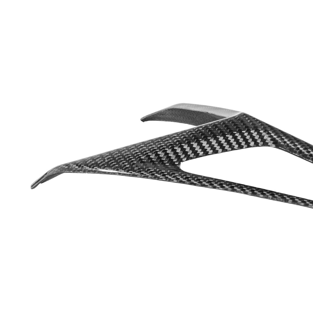 Corvette C8 Dry Carbon Fiber Rear Taillight Side Trim Panel Cover Overlays Carbon Fiber VENT-1297-BKCF
