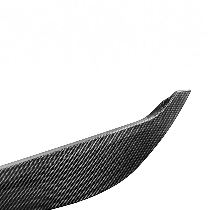 Corvette C8 Dry Carbon Fiber Interior Front Lower Door Kick Panel Cover Overlays Carbon Fiber VENT-1339-BKCF