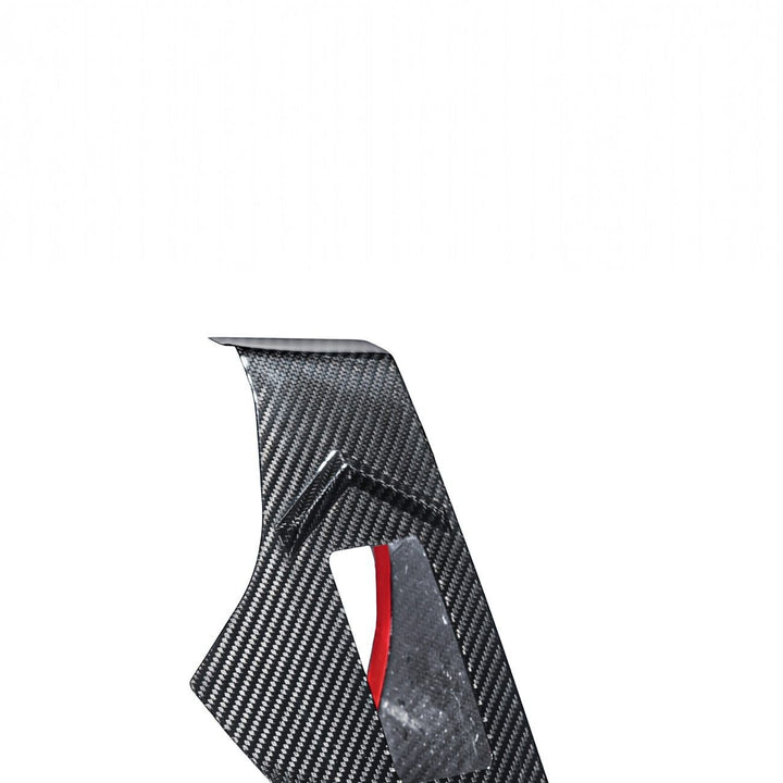 Corvette C8 Dry Carbon Fiber Rear Hatch Hinge Pillar Trim Cover Overlays Carbon Fiber VENT-1340-BKCF