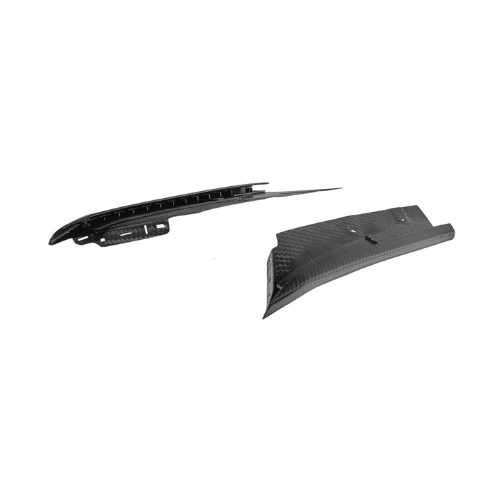 Corvette C8 Dry Carbon Fiber Side Air Intake Door Garnish Lower Trim Carbon Fiber VENT-1368-BKCF