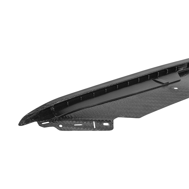 Corvette C8 Dry Carbon Fiber Side Air Intake Door Garnish Lower Trim Carbon Fiber VENT-1368-BKCF