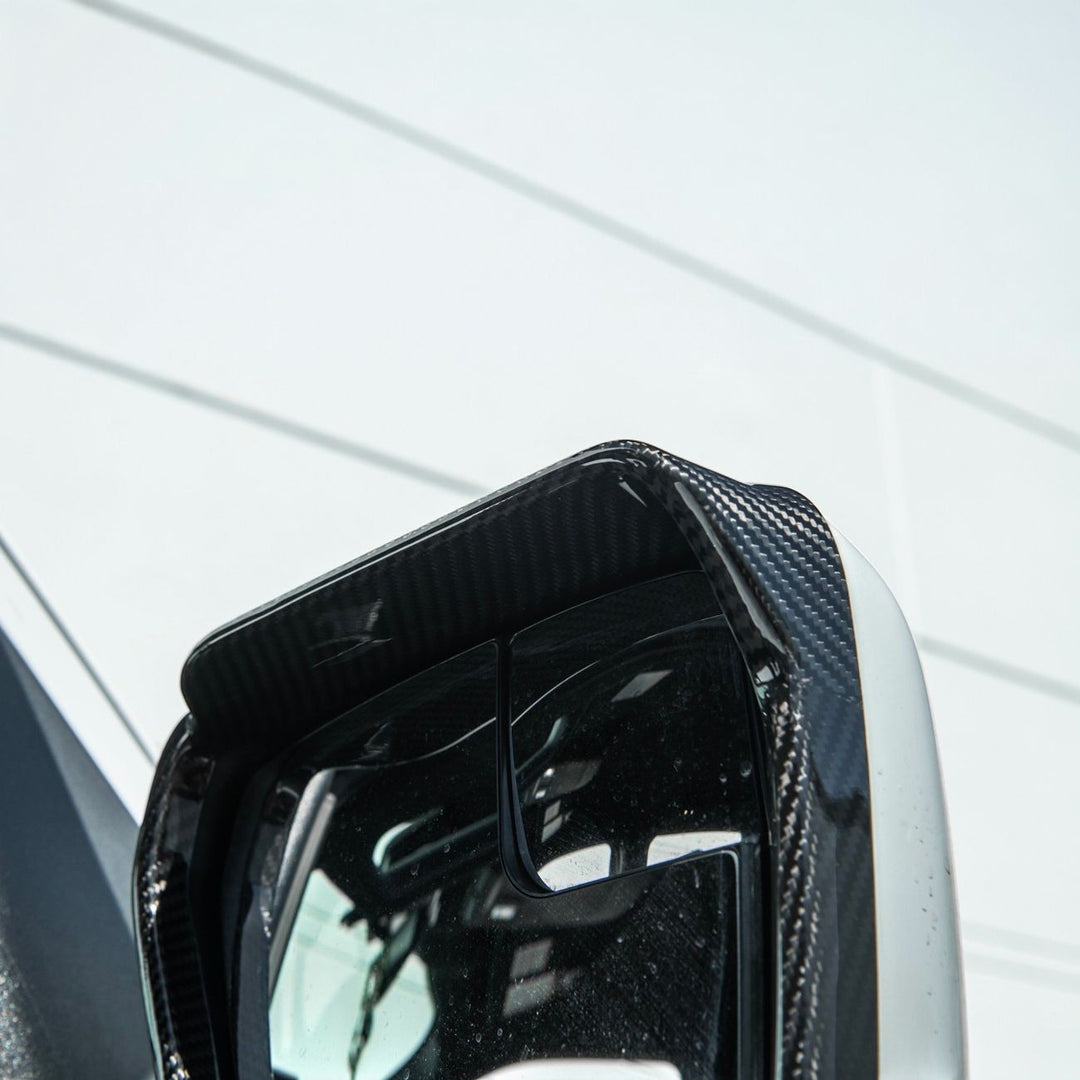 2021-Up Ford F-150 Carbon Fiber Factory Style Side Mirror Frame Carbon Fiber VENT-1370-BKCF