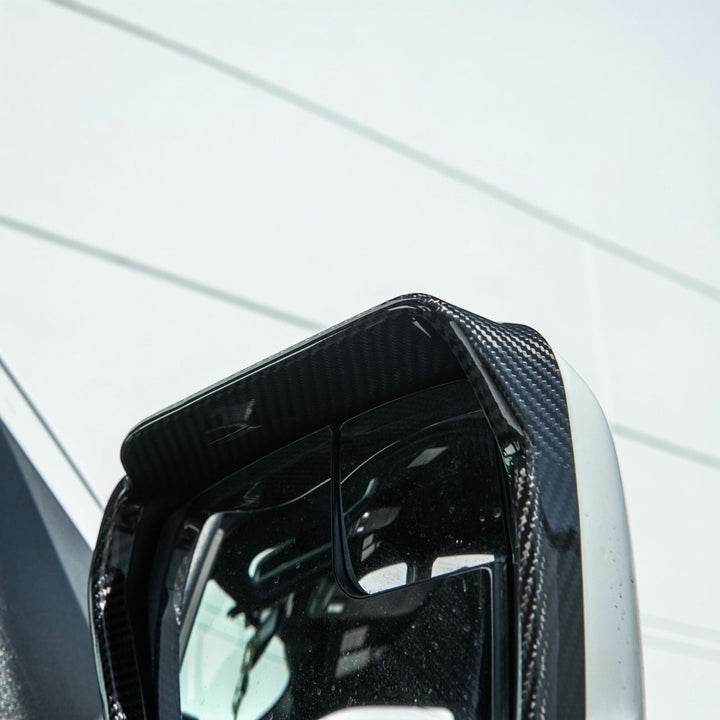 2021-Up Ford F-150 Carbon Fiber Factory Style Side Mirror Frame Carbon Fiber VENT-1370-BKCF