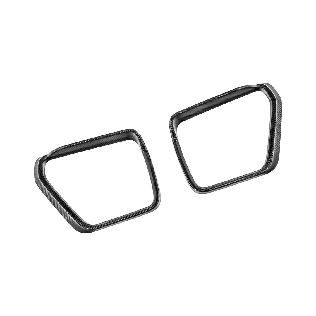 2021-Up Ford F-150 Carbon Fiber Factory Style Side Mirror Frame Carbon Fiber VENT-1370-BKCF