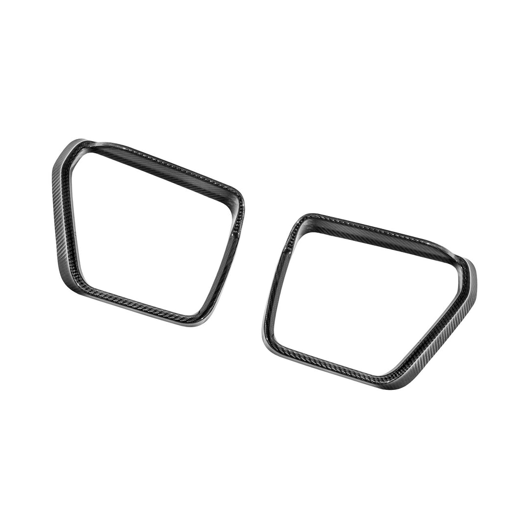 2021-Up Ford F-150 Carbon Fiber Factory Style Side Mirror Frame Carbon Fiber VENT-1370-BKCF
