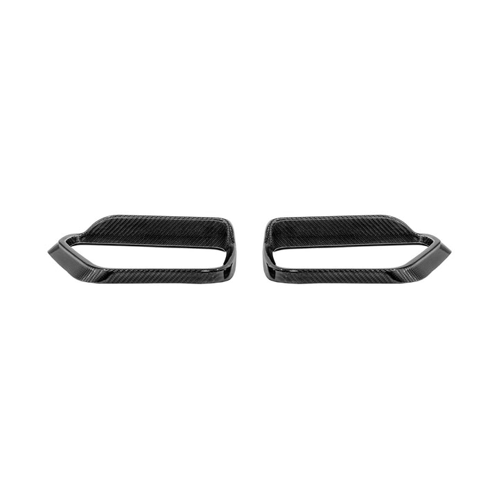 2021-Up Ford F-150 Carbon Fiber Factory Style Side Mirror Frame Carbon Fiber VENT-1370-BKCF
