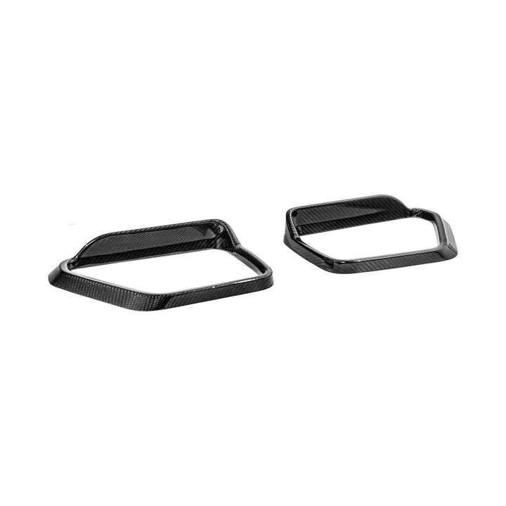 2021-Up Ford F-150 Carbon Fiber Factory Style Side Mirror Frame Carbon Fiber VENT-1370-BKCF
