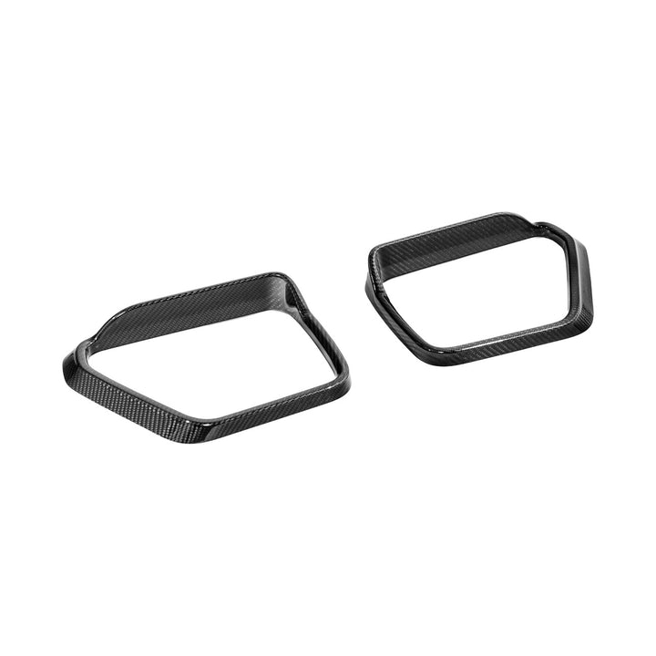 2021-Up Ford F-150 Carbon Fiber Factory Style Side Mirror Frame Carbon Fiber VENT-1370-BKCF