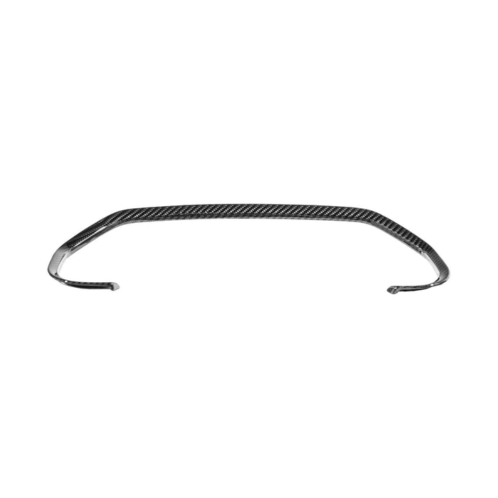 2021-Up Ford F-150 / F-150 Lightning Dry Carbon Fiber Dashboard Instrument Cluster Gauge Panel Trim Overlay Glossy 3K Twill Weave Carbon Fiber VENT-1373-BKCF