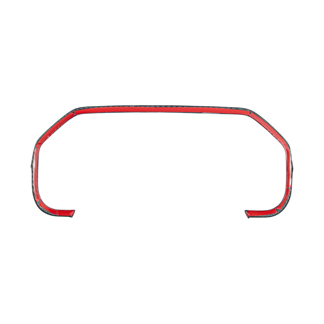 2021-Up Ford F-150 / F-150 Lightning Dry Carbon Fiber Dashboard Instrument Cluster Gauge Panel Trim Overlay Glossy 3K Twill Weave Carbon Fiber VENT-1373-BKCF
