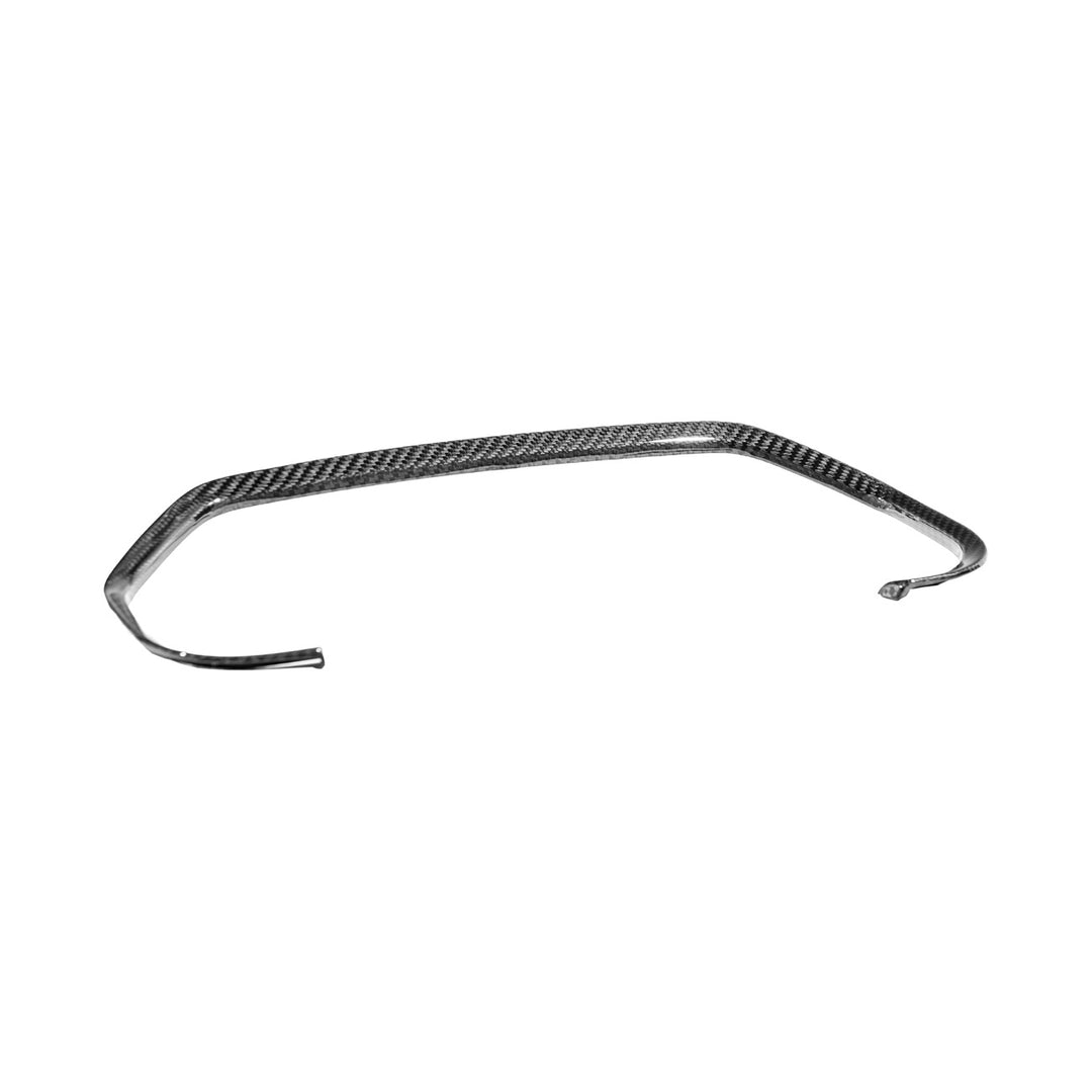 2021-Up Ford F-150 / F-150 Lightning Dry Carbon Fiber Dashboard Instrument Cluster Gauge Panel Trim Overlay Glossy 3K Twill Weave Carbon Fiber VENT-1373-BKCF