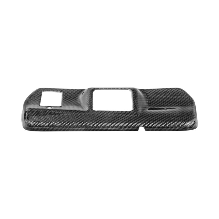 2021-Up Ford F-150 Dry Carbon Fiber Overhead Console Reading Light Panel Cover Overlay Glossy 3K Twill Weave Carbon Fiber VENT-1375-BKCF