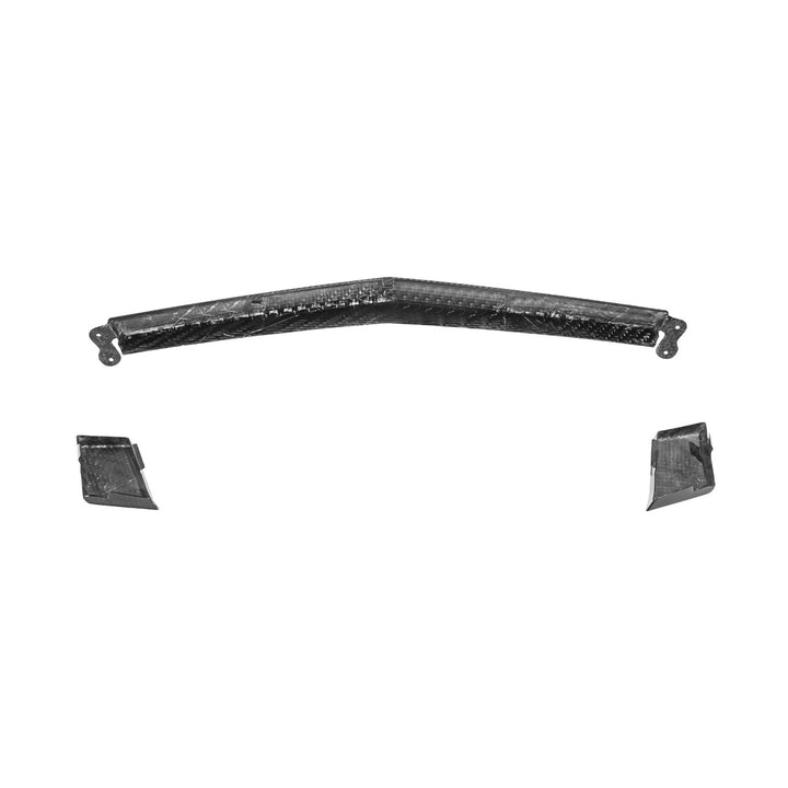 Corvette C8 Carbon Fiber Front Grille Tow Cover Kit Carbon Fiber VENT-1383-BKCF