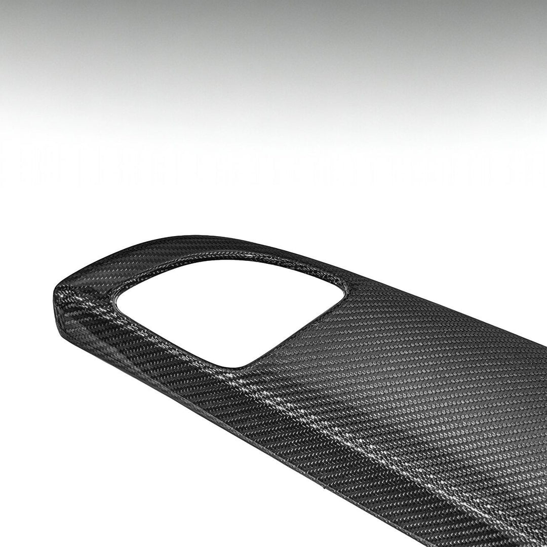 Corvette C7 Dry Carbon Fiber Passenger Side Dash Air Duct Vent Panel Cover Glossy 3K Twill Weave Carbon Fiber VENT-1398-BKCF