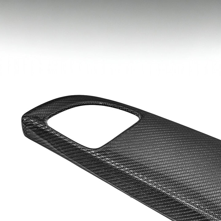 Corvette C7 Dry Carbon Fiber Passenger Side Dash Air Duct Vent Panel Cover Glossy 3K Twill Weave Carbon Fiber VENT-1398-BKCF