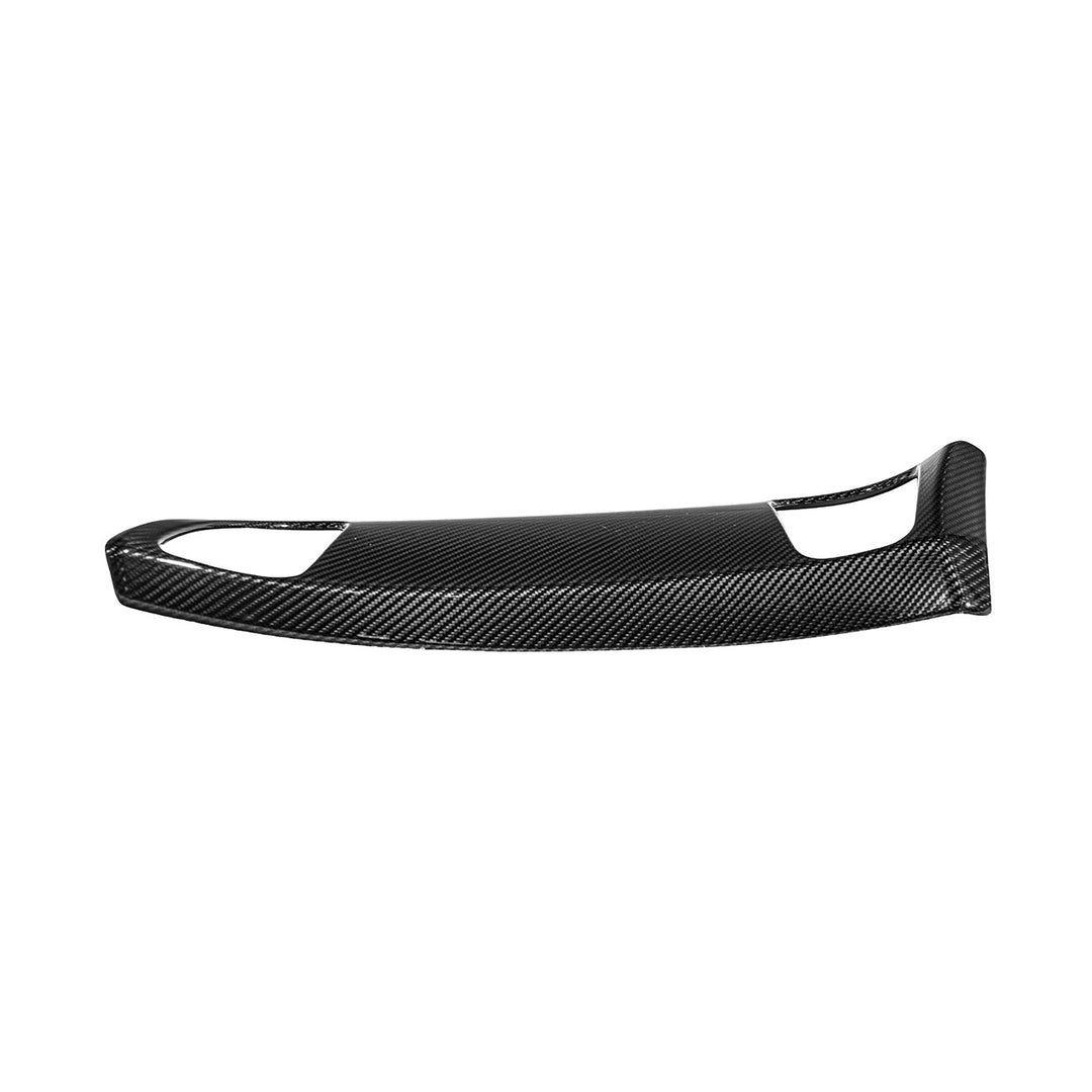 Corvette C7 Dry Carbon Fiber Passenger Side Dash Air Duct Vent Panel Cover Glossy 3K Twill Weave Carbon Fiber VENT-1398-BKCF