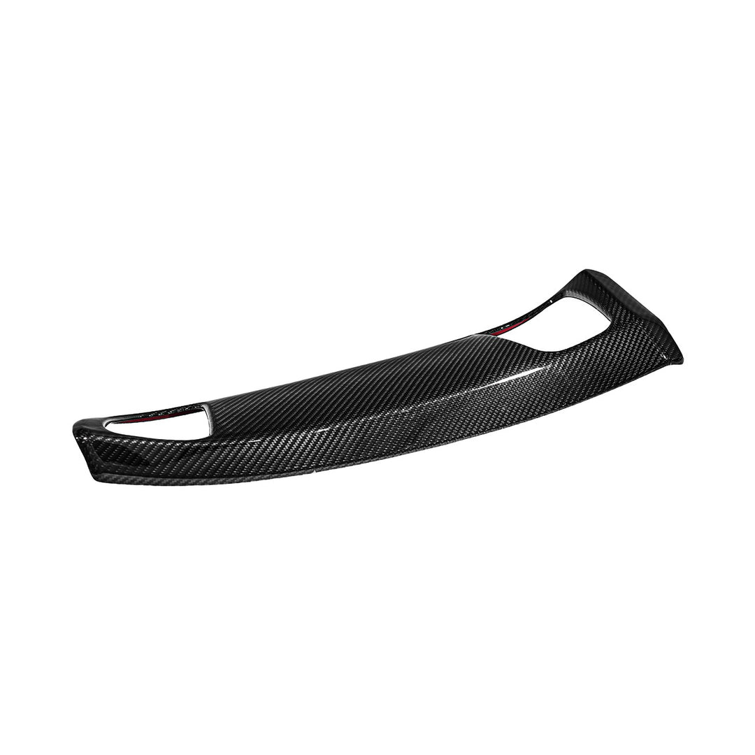 Corvette C7 Dry Carbon Fiber Passenger Side Dash Air Duct Vent Panel Cover Glossy 3K Twill Weave Carbon Fiber VENT-1398-BKCF