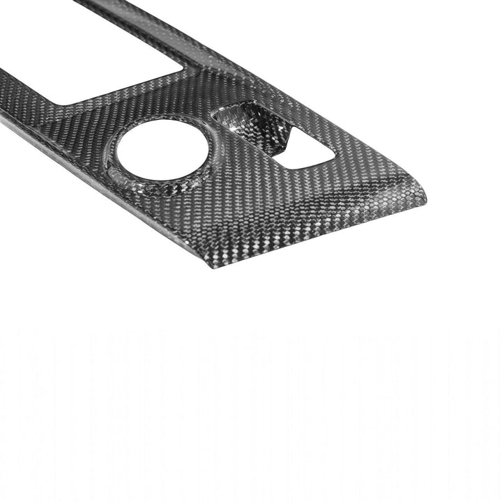 Corvette C7 Dry Carbon Fiber Center Console Shifter Trim Plate Cover Overlay Glossy 3K Twill Weave Carbon Fiber VENT-1402-BKCF