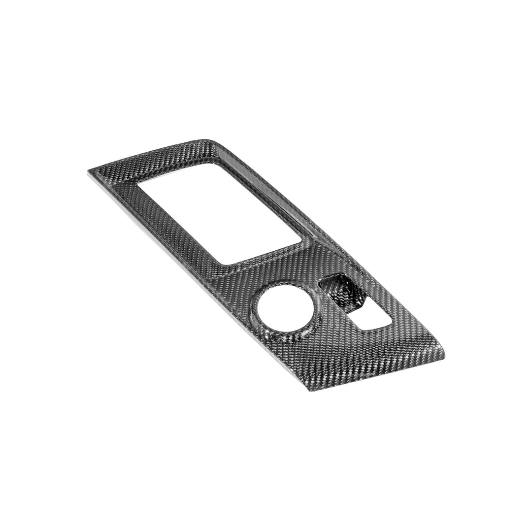 Corvette C7 Dry Carbon Fiber Center Console Shifter Trim Plate Cover Overlay Glossy 3K Twill Weave Carbon Fiber VENT-1402-BKCF
