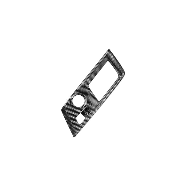 Corvette C7 Dry Carbon Fiber Center Console Shifter Trim Plate Cover Overlay Glossy 3K Twill Weave Carbon Fiber VENT-1402-BKCF
