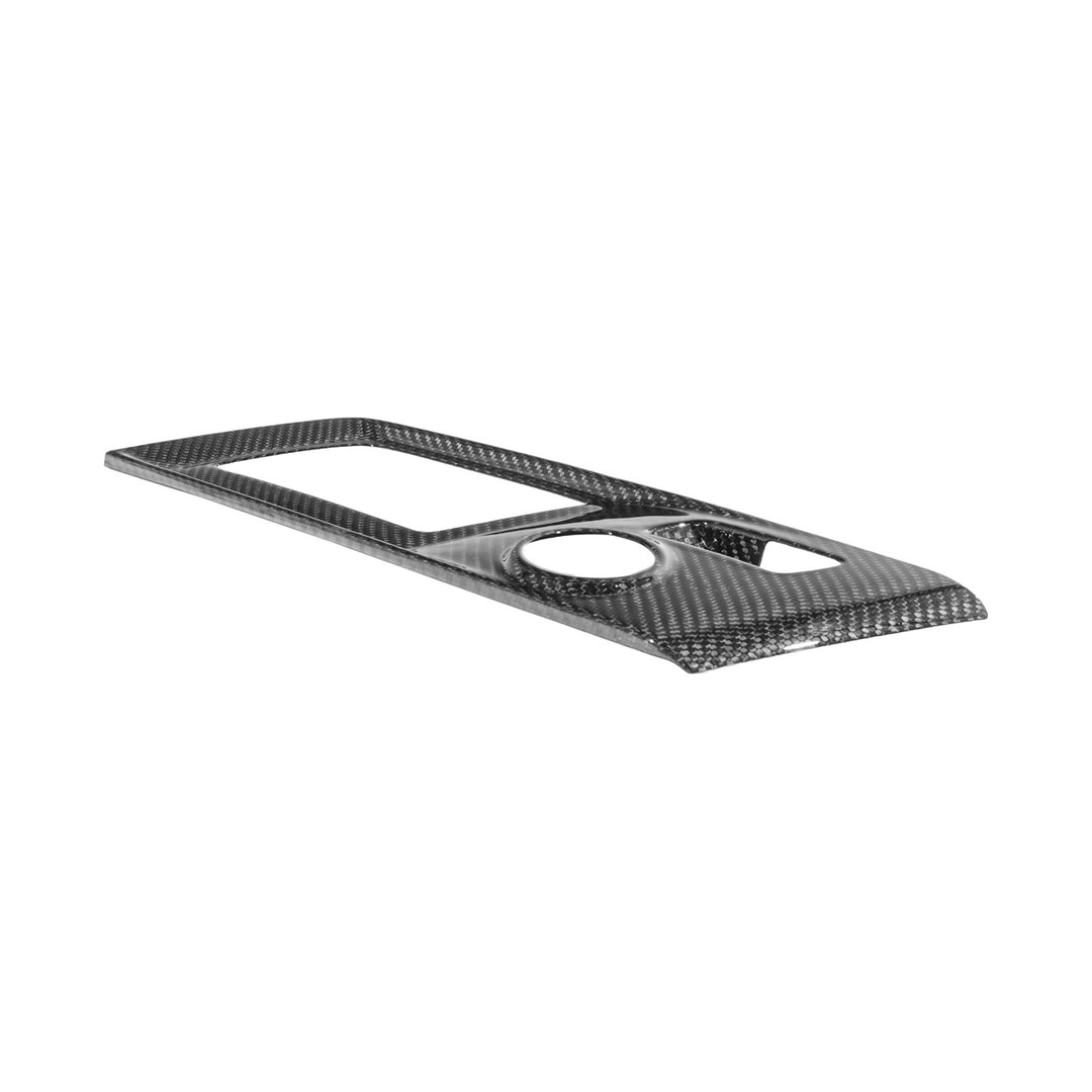 Corvette C7 Dry Carbon Fiber Center Console Shifter Trim Plate Cover Overlay Glossy 3K Twill Weave Carbon Fiber VENT-1402-BKCF
