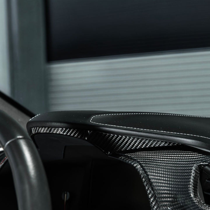 Corvette C7 Dry Carbon Fiber Gauge Cluster Trim Cover Set Carbon Fiber VENT-1411-BKCF