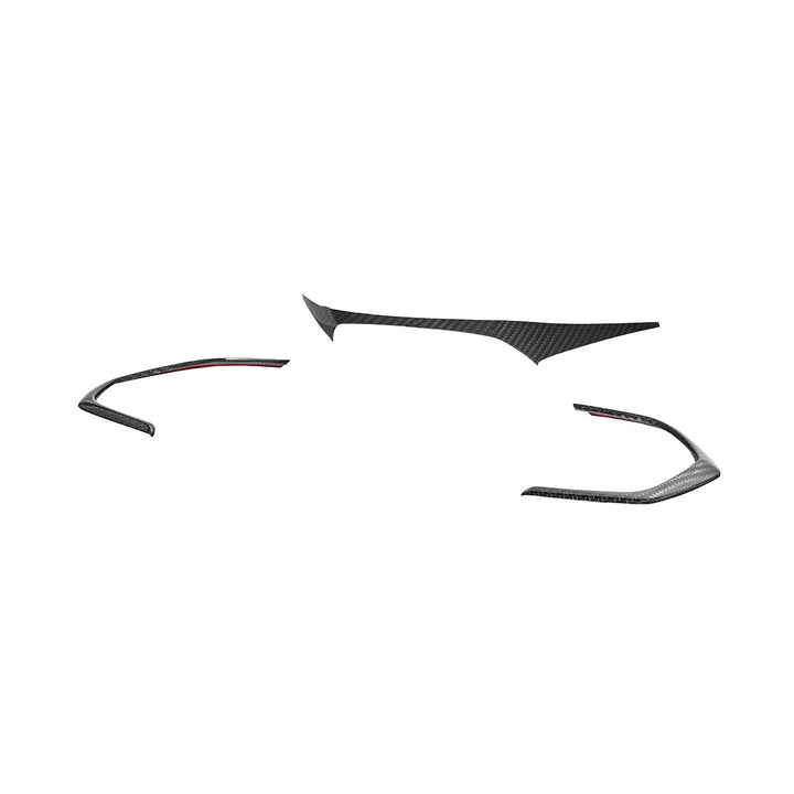 Corvette C7 Dry Carbon Fiber Gauge Cluster Trim Cover Set Carbon Fiber VENT-1411-BKCF