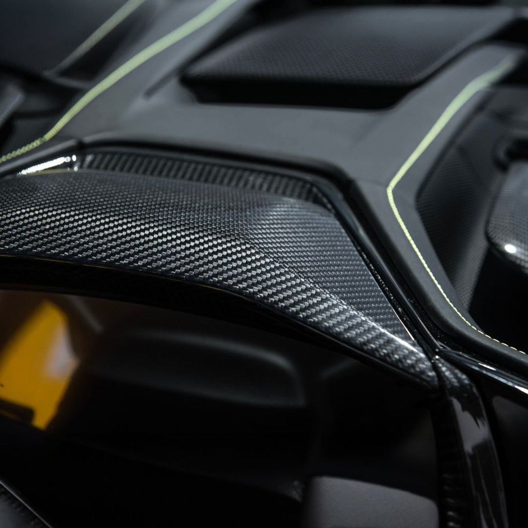 Corvette C8 Carbon Fiber Factory Style Replacement Upper Dashboard Instrument Panel Carbon Fiber VENT-1419-BKCF