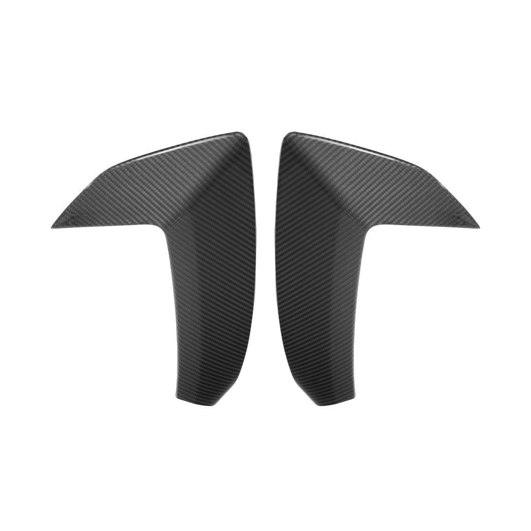 Corvette C8 Carbon Fiber GM Factory Style Replacement Side Door Scoops Carbon Fiber VENT-504-BKCF