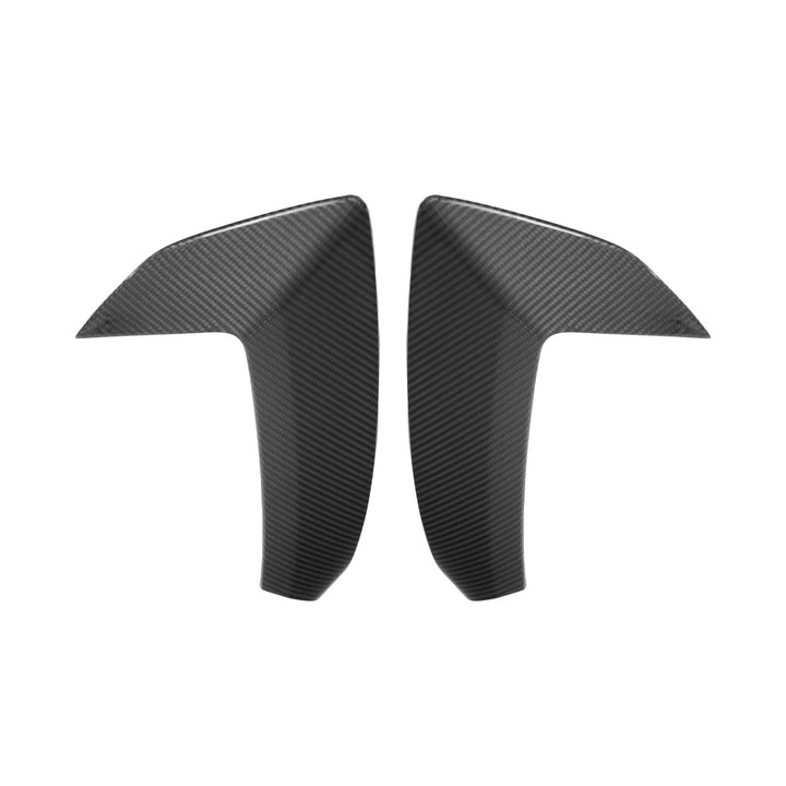 Corvette C8 Carbon Fiber GM Factory Style Replacement Side Door Scoops Carbon Fiber VENT-504-BKCF