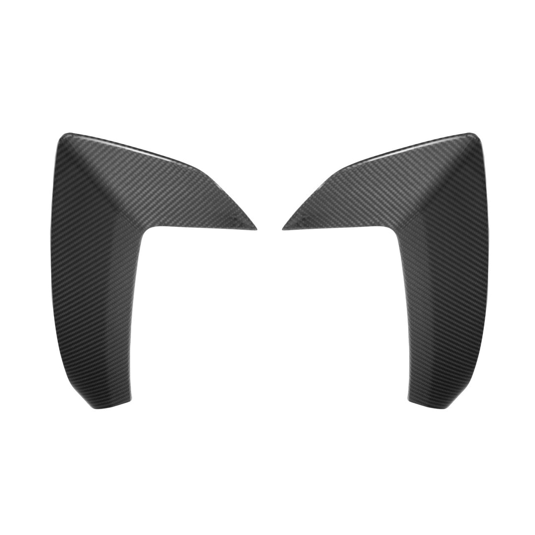Corvette C8 Carbon Fiber GM Factory Style Replacement Side Door Scoops Carbon Fiber VENT-504-BKCF