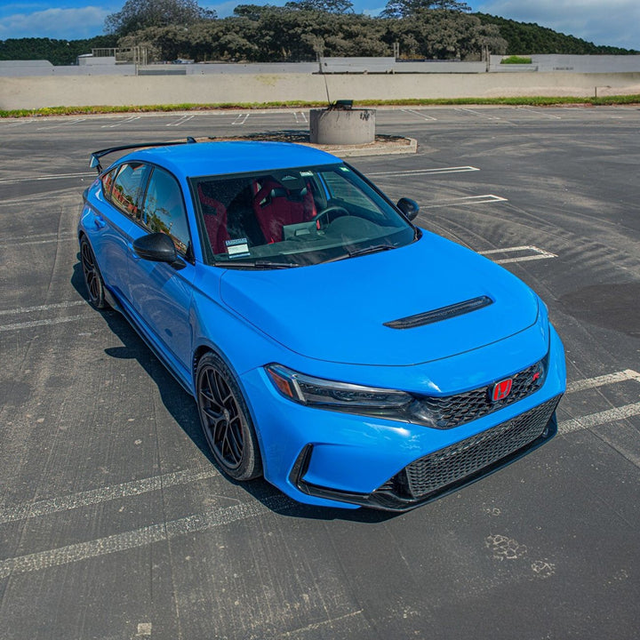 2023-Up Honda Civic Carbon Fiber JDM Factory Style Front Hood Vent Cover Carbon Fiber VENT-596-BKCF