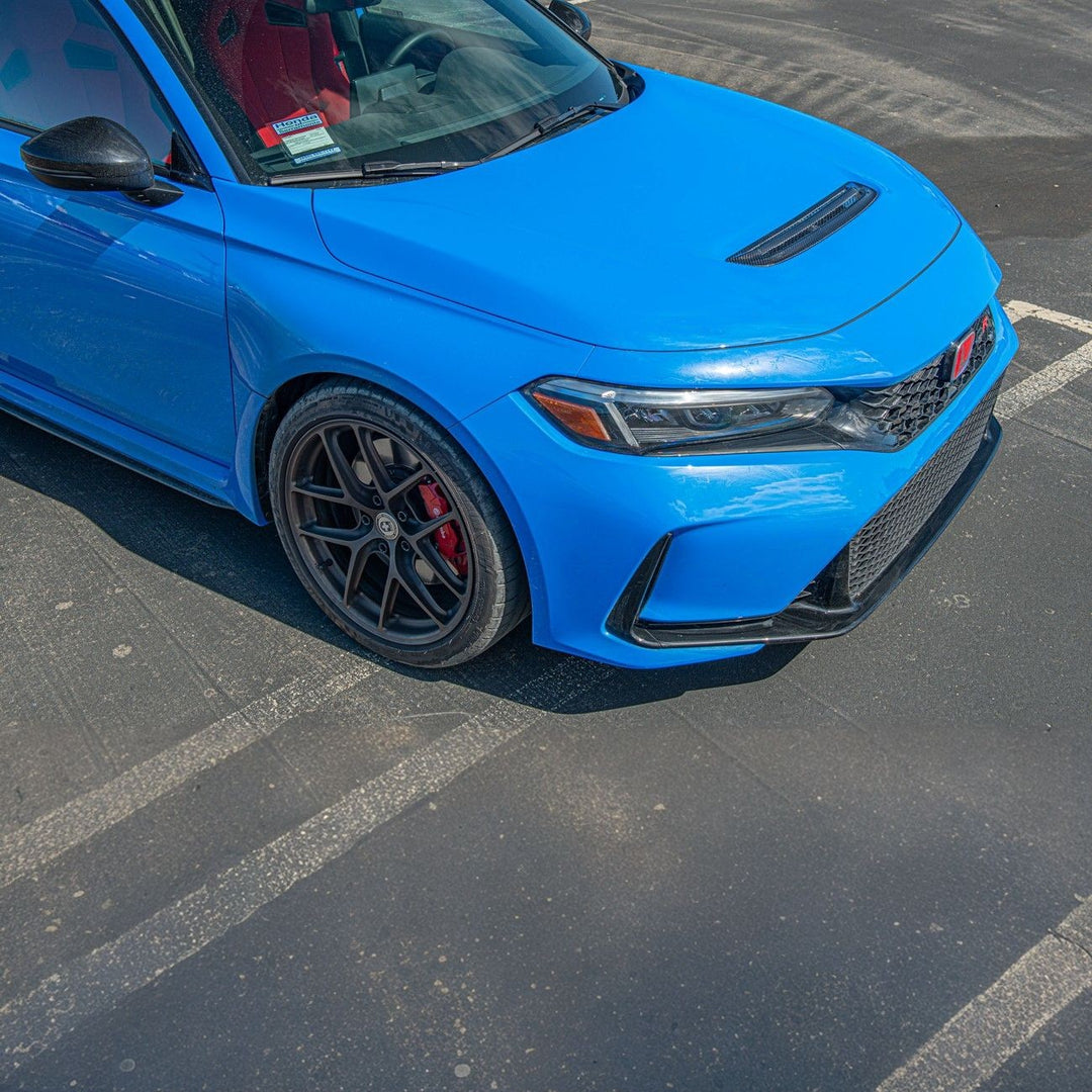 2023-Up Honda Civic Carbon Fiber JDM Factory Style Front Hood Vent Cover Carbon Fiber VENT-596-BKCF