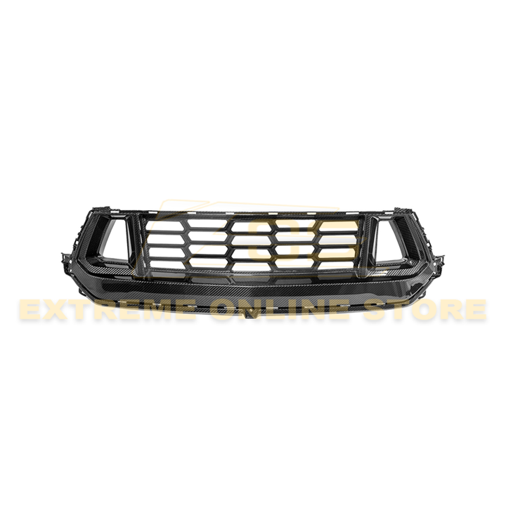 2024+ Ford Mustang GT  Replacement Dry Carbon Fiber Front Grille Cover