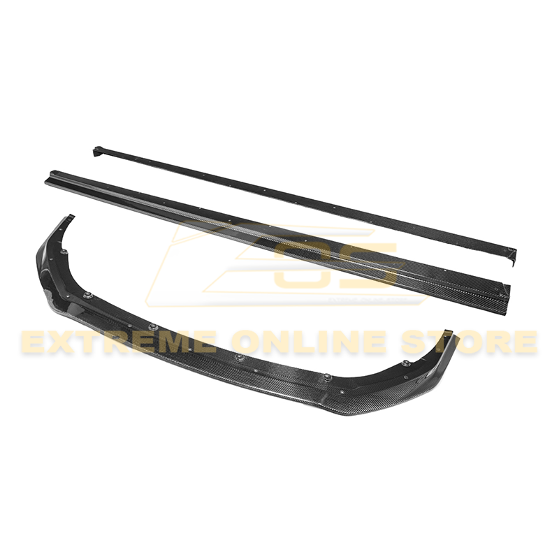 2023-24 GR Corolla Carbon Fiber Front Lip &amp; Side Skirts