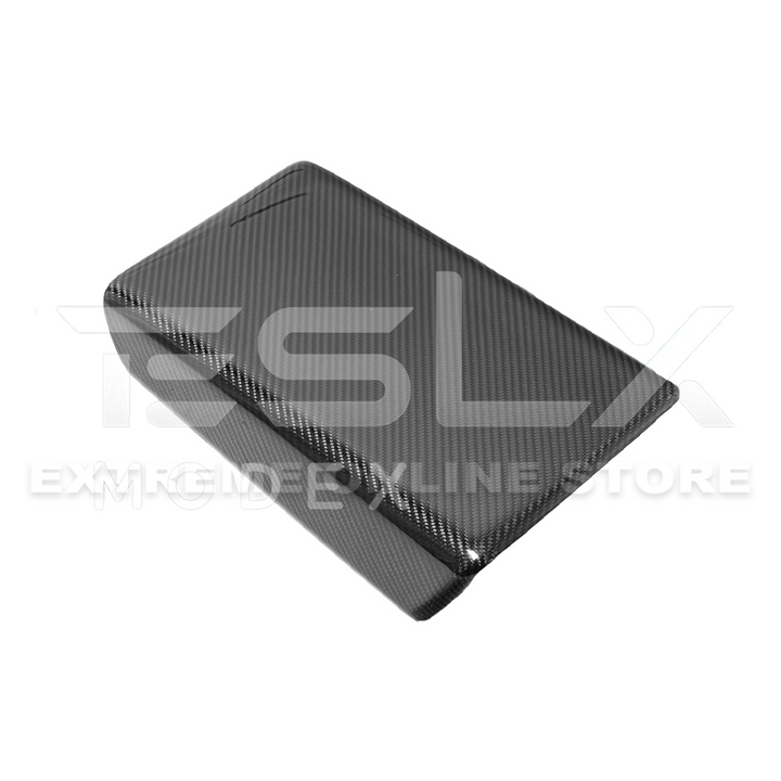 2020-Up Tesla Model 3 &amp; Y Carbon Fiber Interior Center Armrest Cover